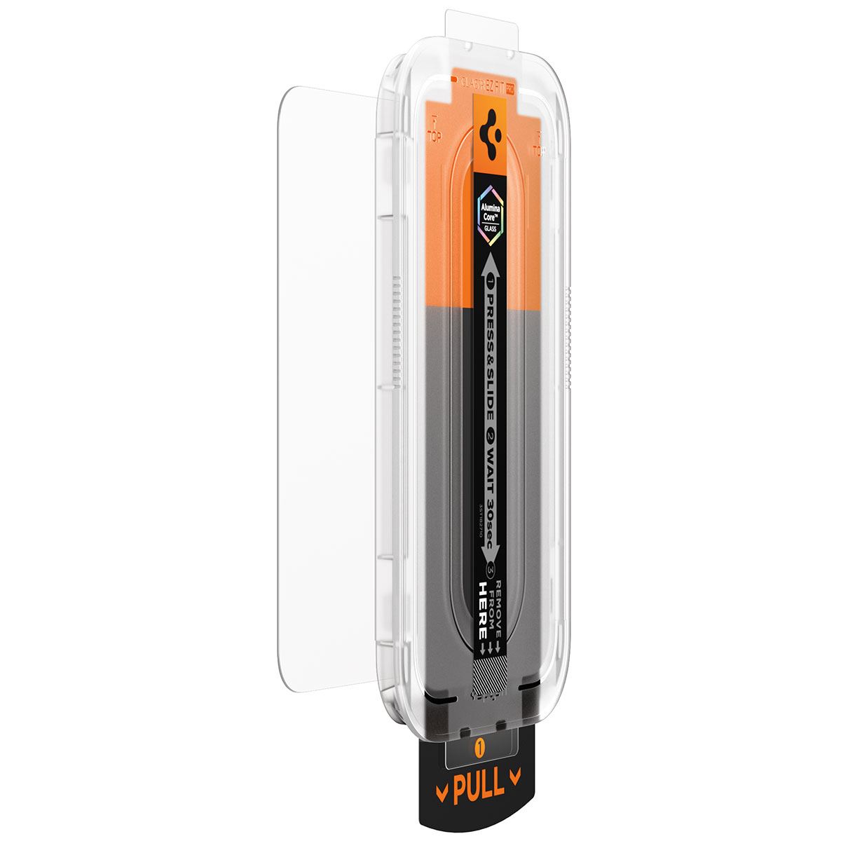 Spigen Glass tR EZ Fit Pro HD (Privacy) 1 Pack, transparency - iPhone 17/16 Pro Max (4)