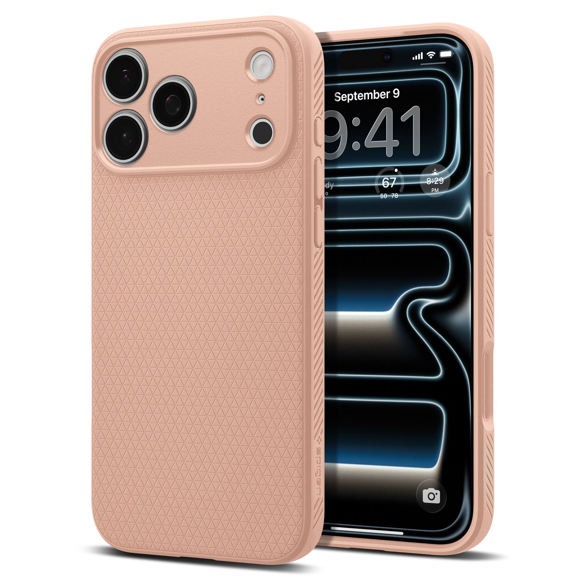 Spigen Liquid Air, rose titanium - iPhone 18 Pro Max/17 Pro Max (1)