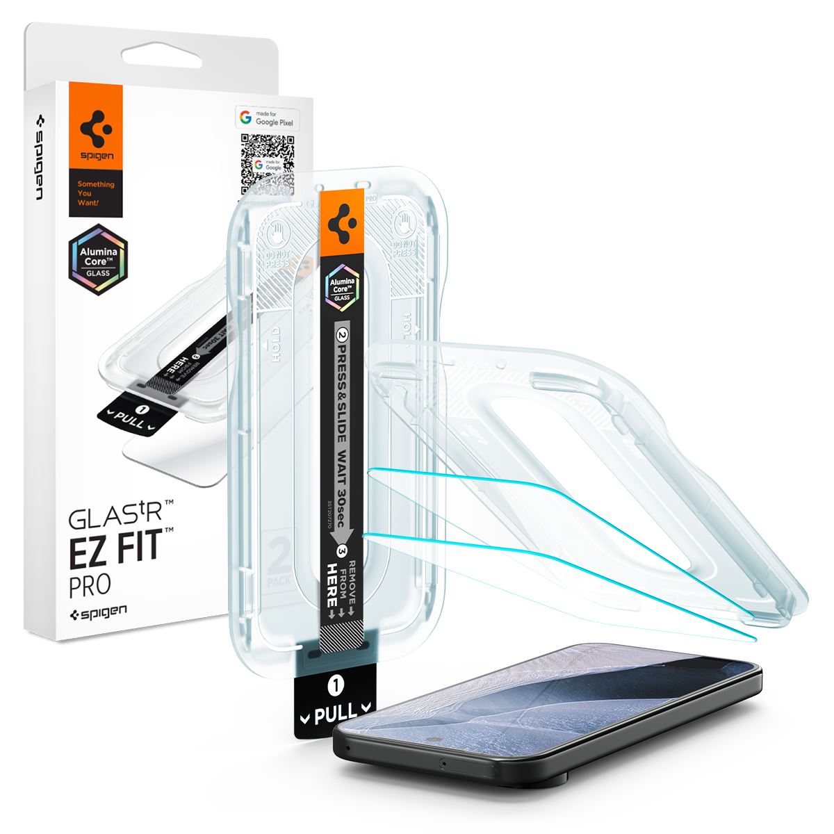 Spigen Glass tR EZ Fit Pro 2 Pack - Google Pixel 11 Pro XL (1)