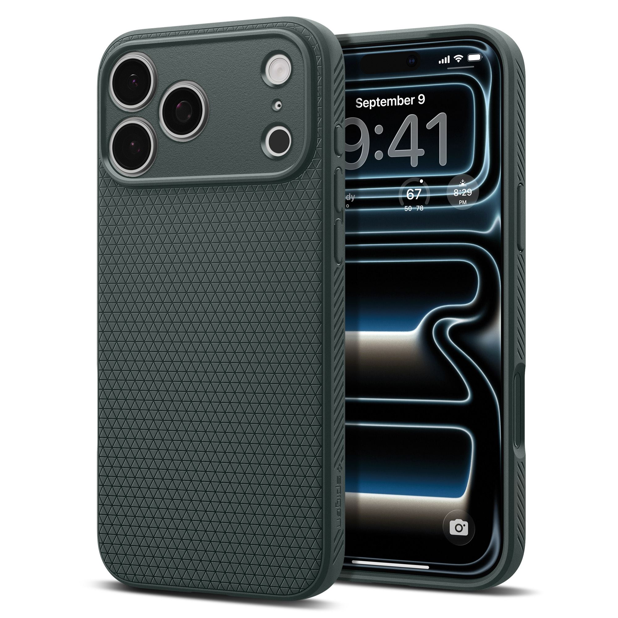 Spigen Liquid Air, abyss green - iPhone 18 Pro/17 Pro
