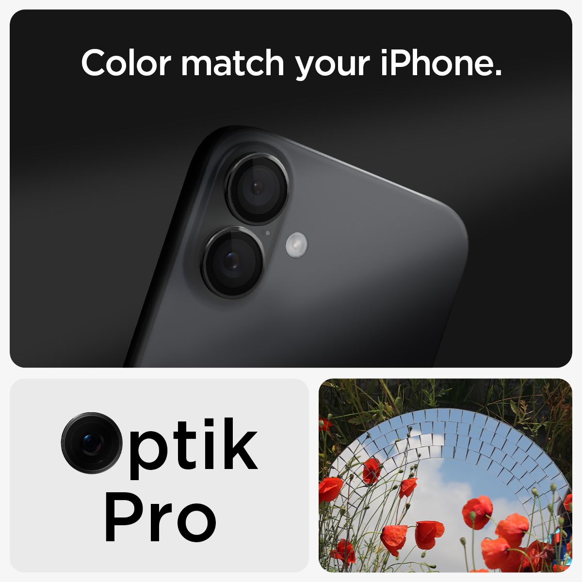 Spigen Glass tR EZ Fit Optik Pro 2 Pack, black - iPhone 17/16 / 16 Plus (11)