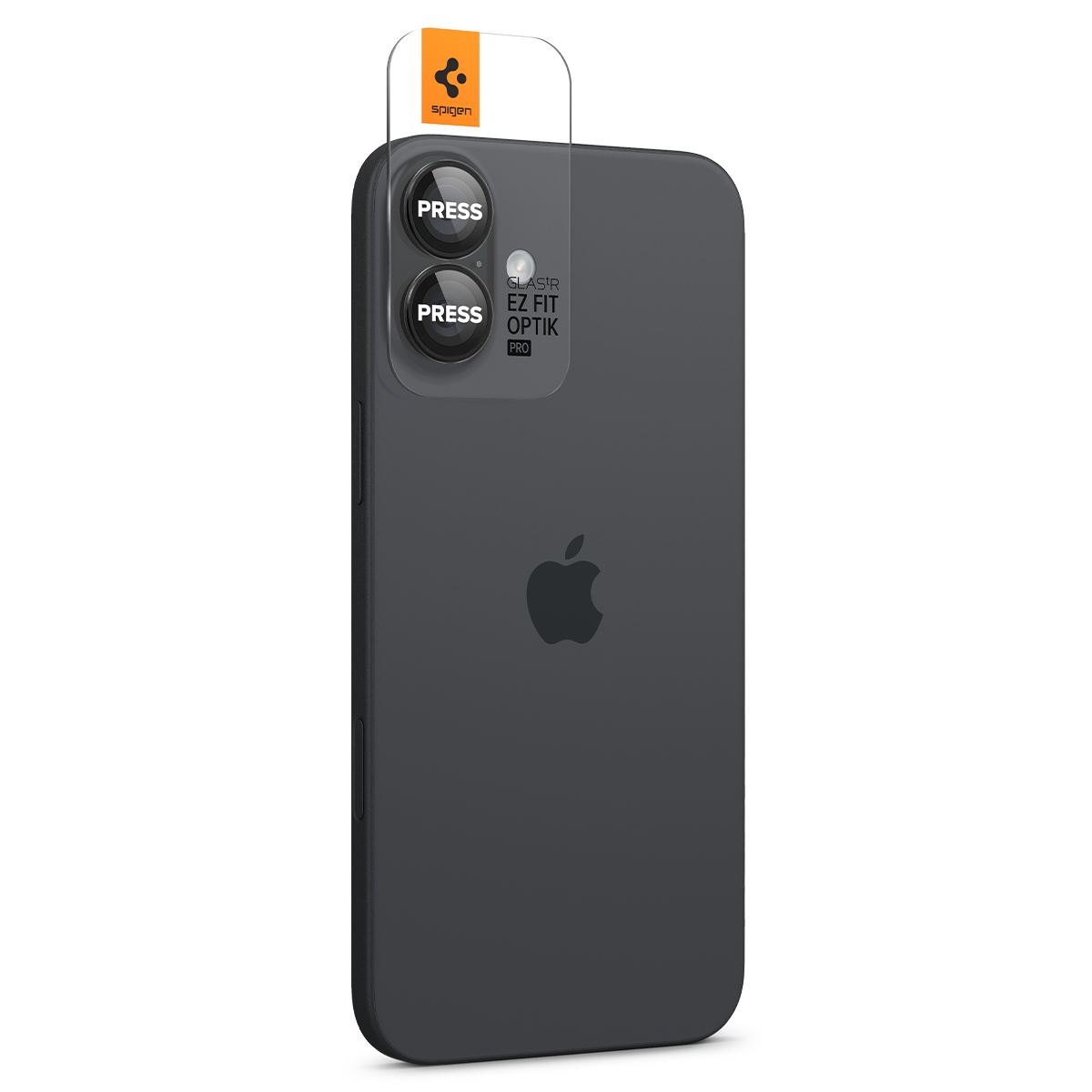 Spigen Glass tR EZ Fit Optik Pro 2 Pack, black - iPhone 17/16 / 16 Plus (4)