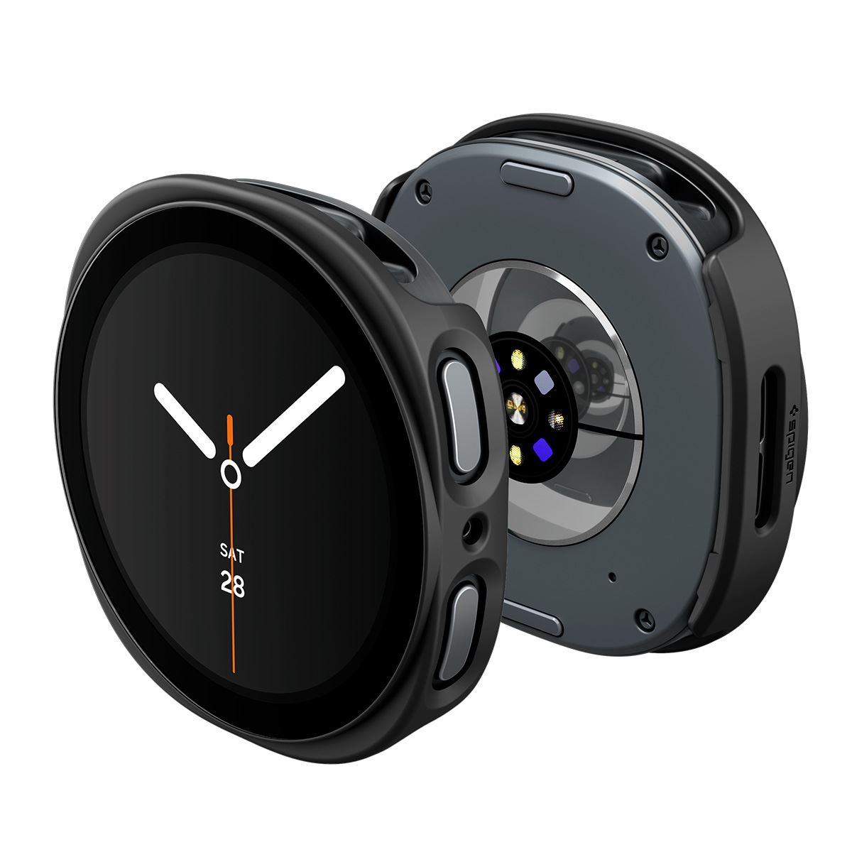 Spigen Thin Fit 360, black - Samsung Galaxy Watch 9/8 44mm (1)