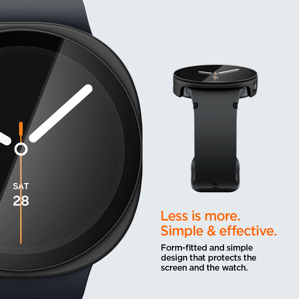 Spigen Thin Fit 360, black - Samsung Galaxy Watch 9/8 44mm (15)