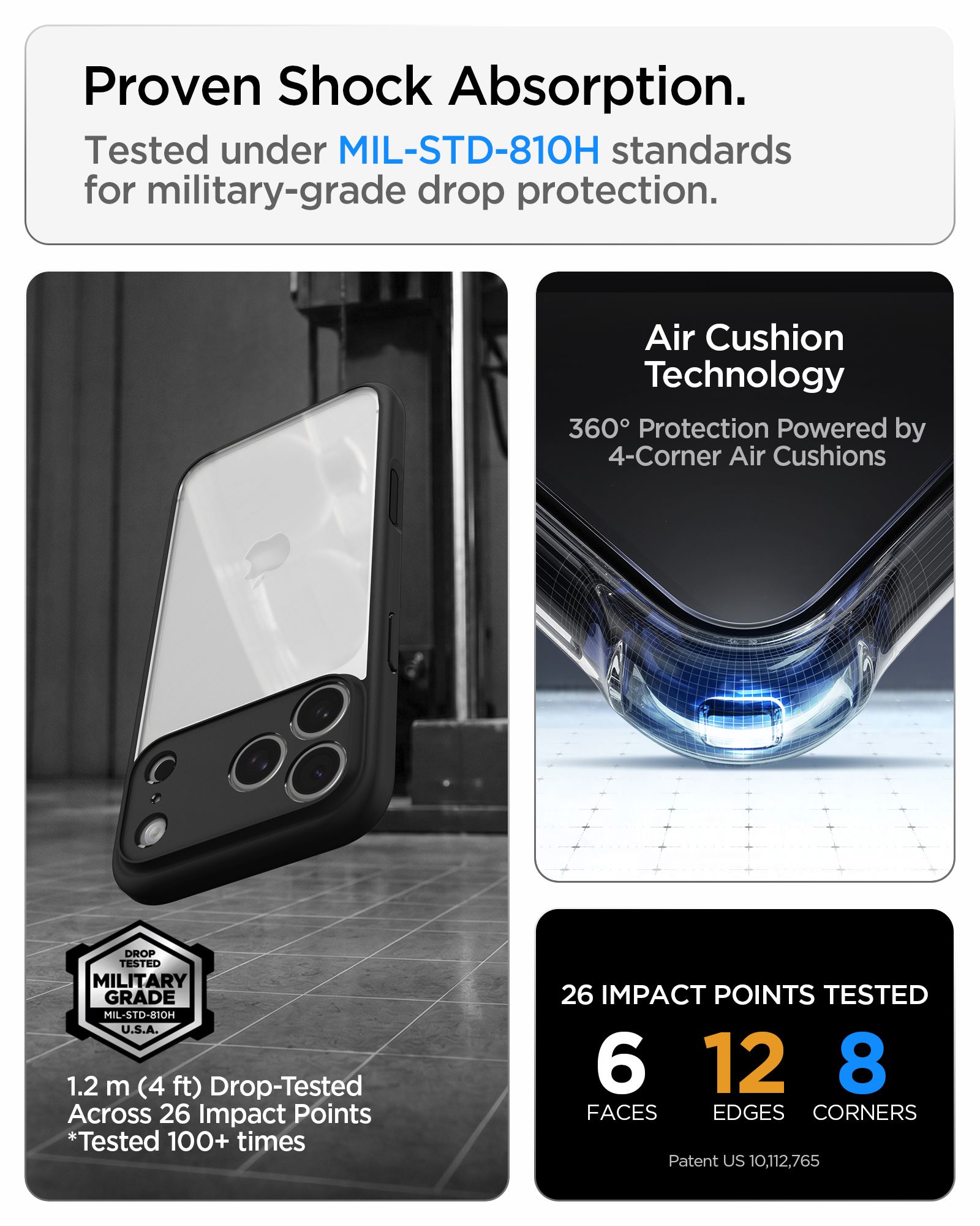 Spigen Ultra Hybrid, matte black - iPhone 18 Pro Max/17 Pro Max (13)