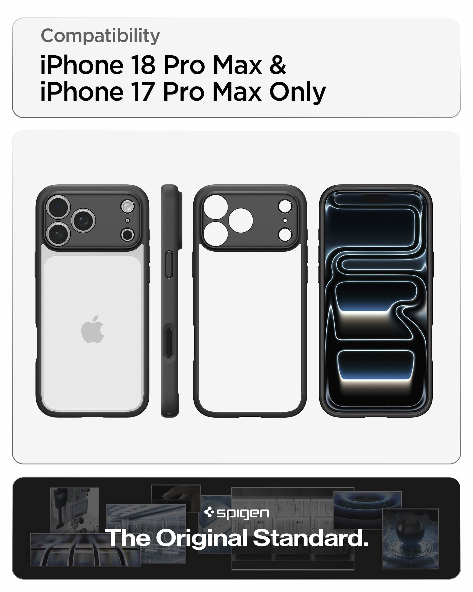 Spigen Ultra Hybrid, matte black - iPhone 18 Pro Max/17 Pro Max (17)