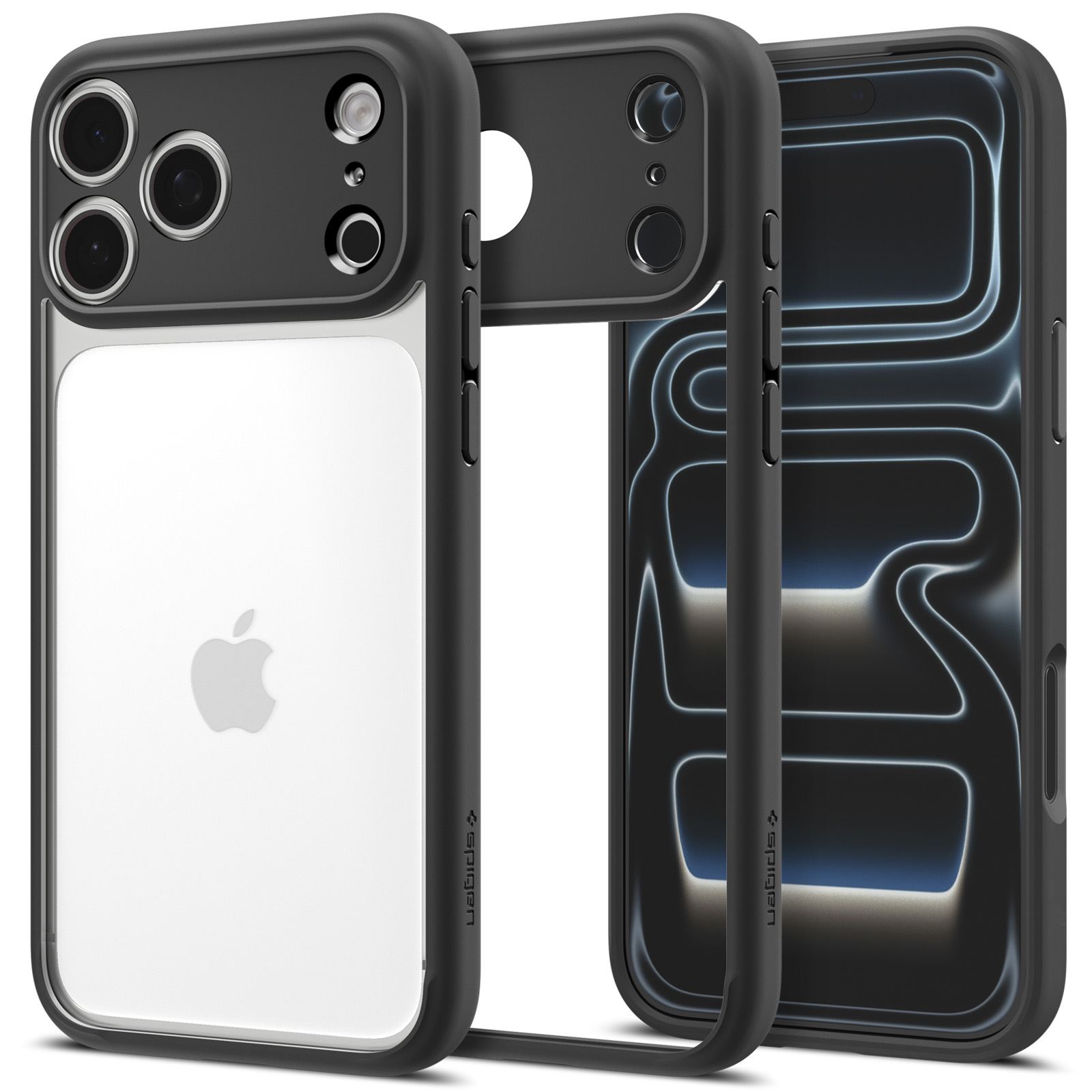Spigen Ultra Hybrid, matte black - iPhone 18 Pro Max/17 Pro Max