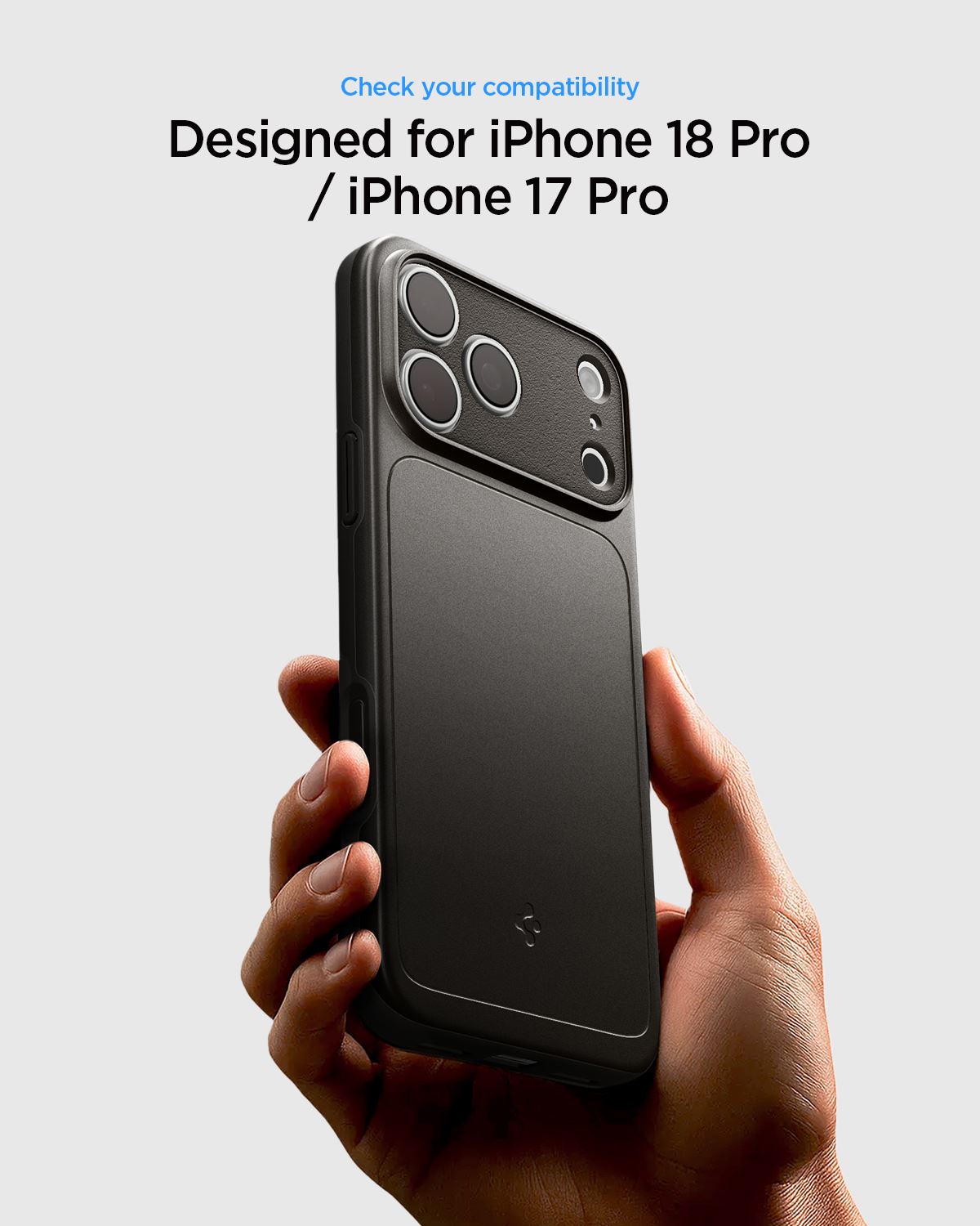 Spigen Thin Fit MagSafe, gunmetal - iPhone 18 Pro/17 Pro (23)