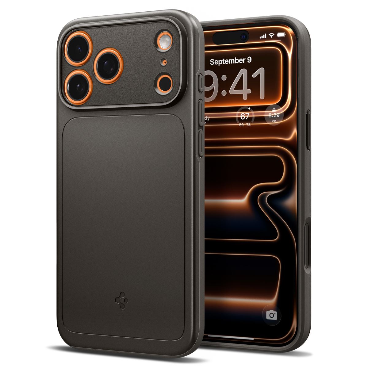 Spigen Thin Fit MagSafe, gunmetal - iPhone 18 Pro/17 Pro (4)