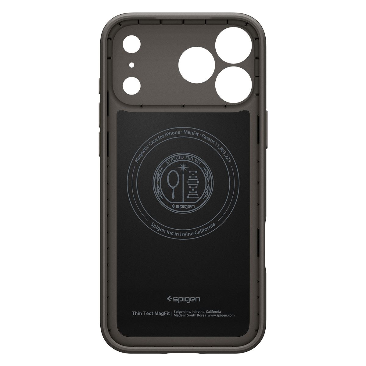 Spigen Thin Fit MagSafe, gunmetal - iPhone 18 Pro/17 Pro (9)