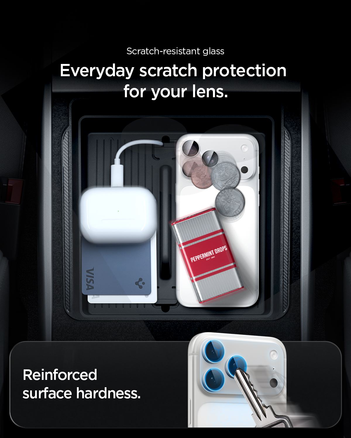 Spigen Glass tR EZ Fit Optik Pro XL 1 Pack, silver - iPhone 18 Pro Max (15)