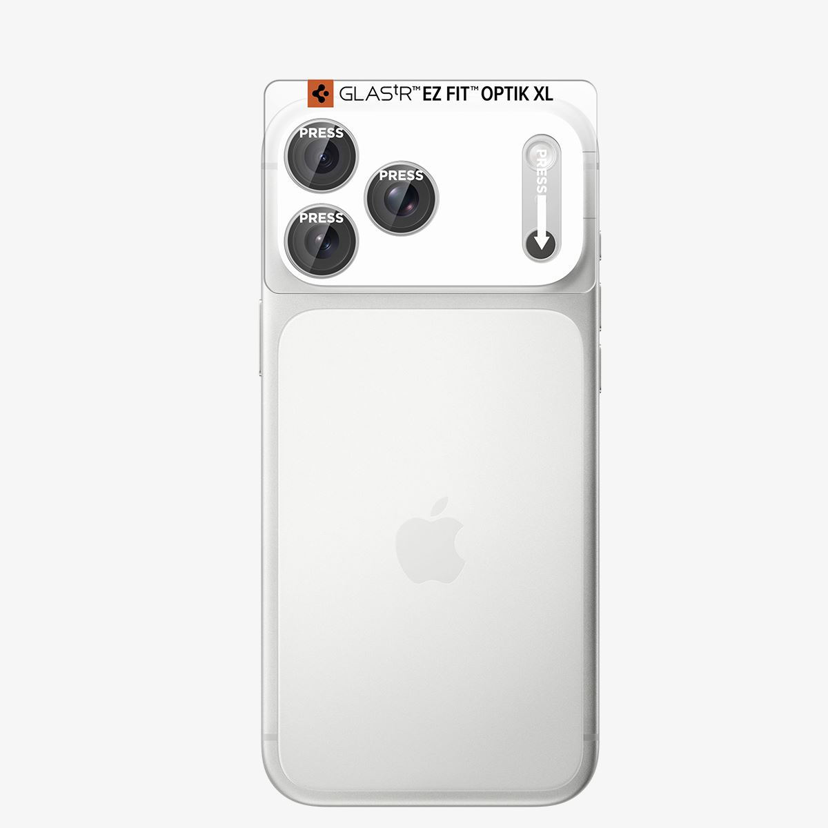 Spigen Glass tR EZ Fit Optik Pro XL 1 Pack, silver - iPhone 18 Pro Max (3)