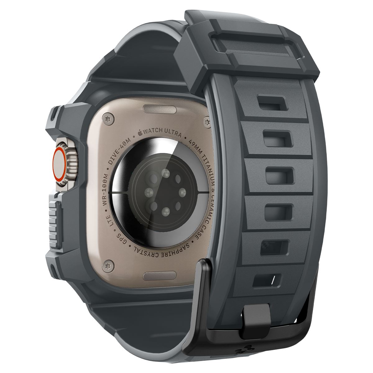 Spigen Rugged Armor Pro, dark gray - Apple Watch Ultra 3/2/1 (10)