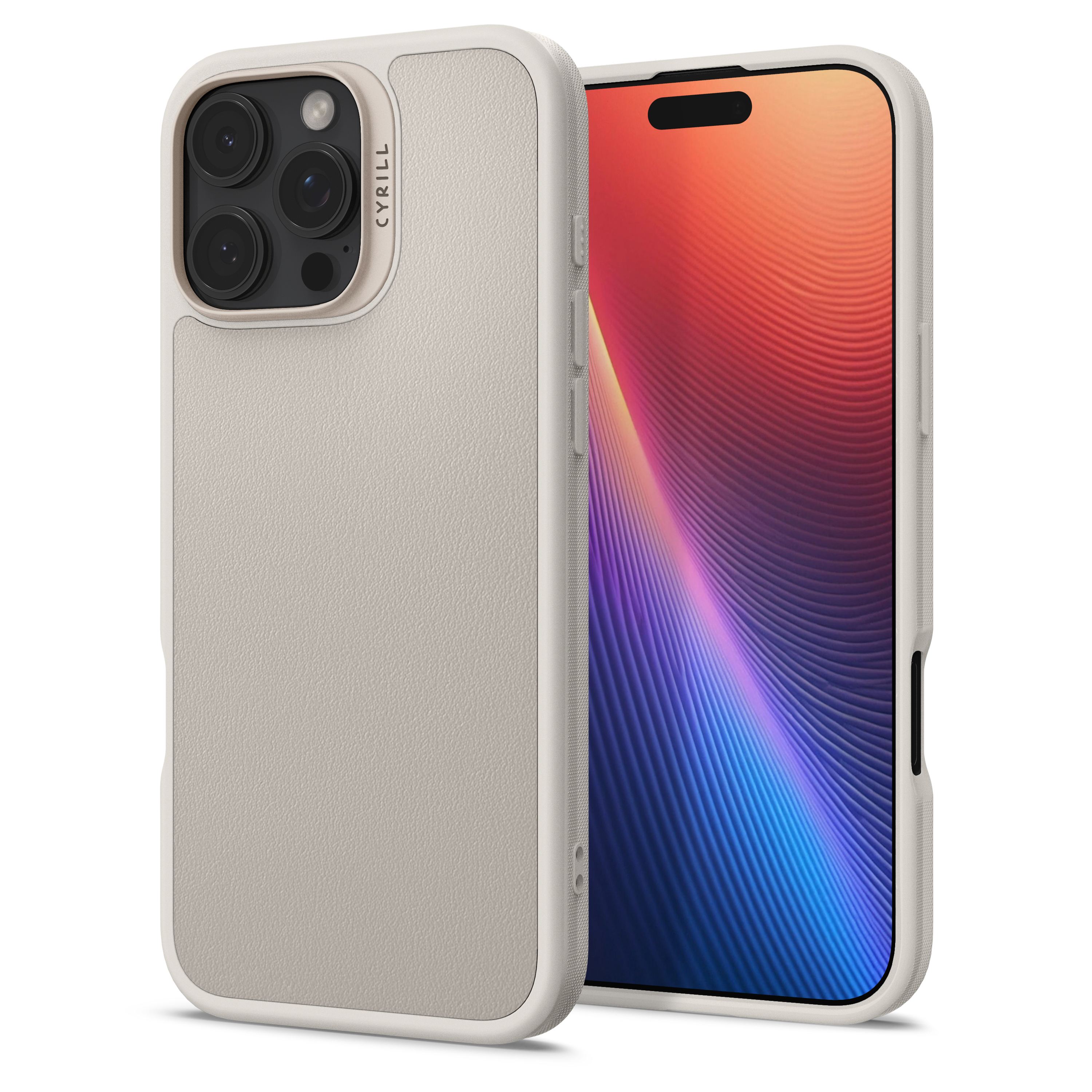 Spigen Cyrill Kajuk MagSafe, cream - iPhone 16 Pro (1)