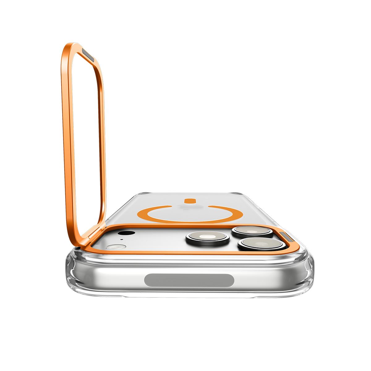 Spigen Ultra Hybrid Optik S MagSafe, clear orange - iPhone 18 Pro Max/17 Pro Max (5)