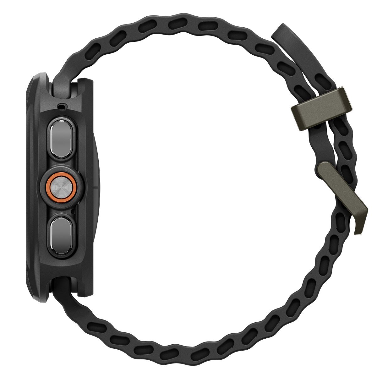 Spigen Liquid Air, matte black - Samsung Galaxy Watch Ultra 2 47mm (3)
