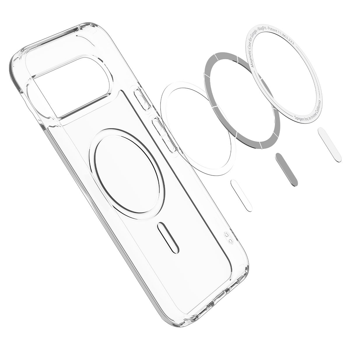 Spigen Ultra Hybrid MagSafe, clear white - Google Pixel 10 Pro/Pixel 10 (9)