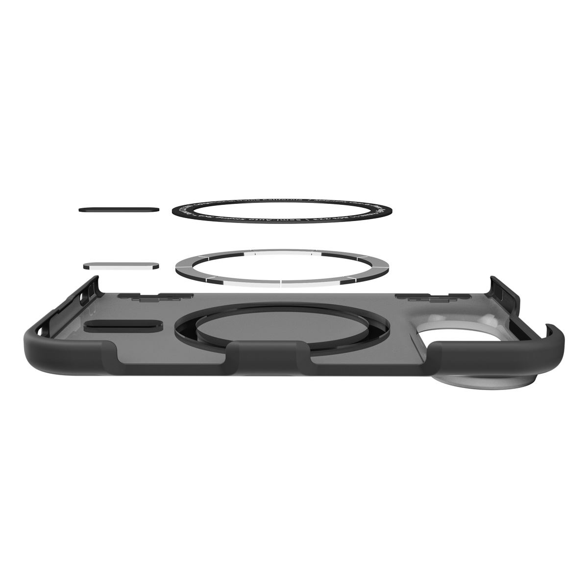 Spigen Ultra Hybrid Pro MagSafe, frost black - iPhone Duo (10)