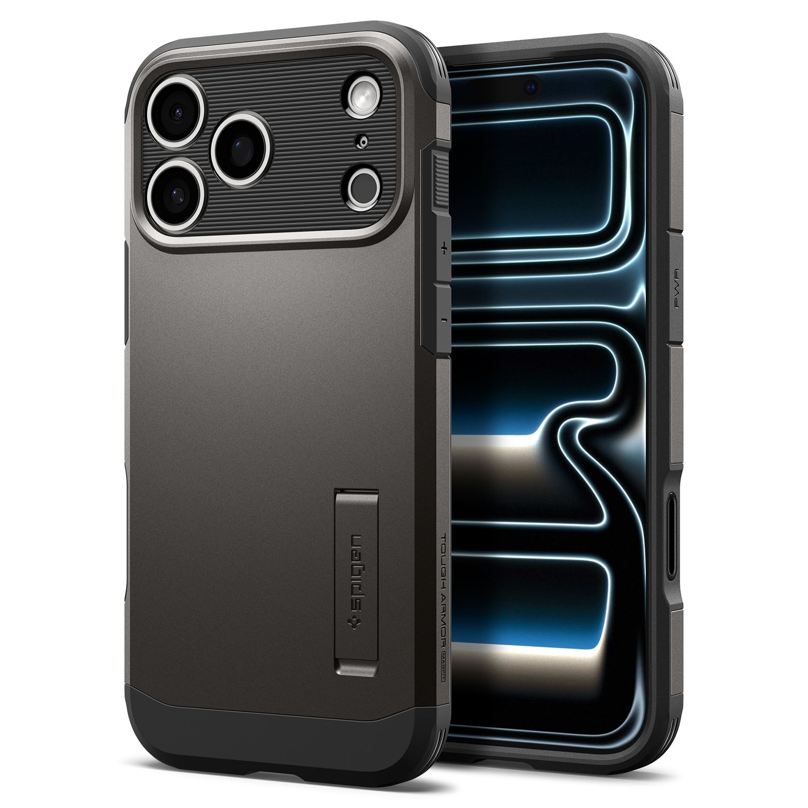 Spigen Tough Armor T MagSafe, gunmetal - iPhone 18 Pro/17 Pro (1)