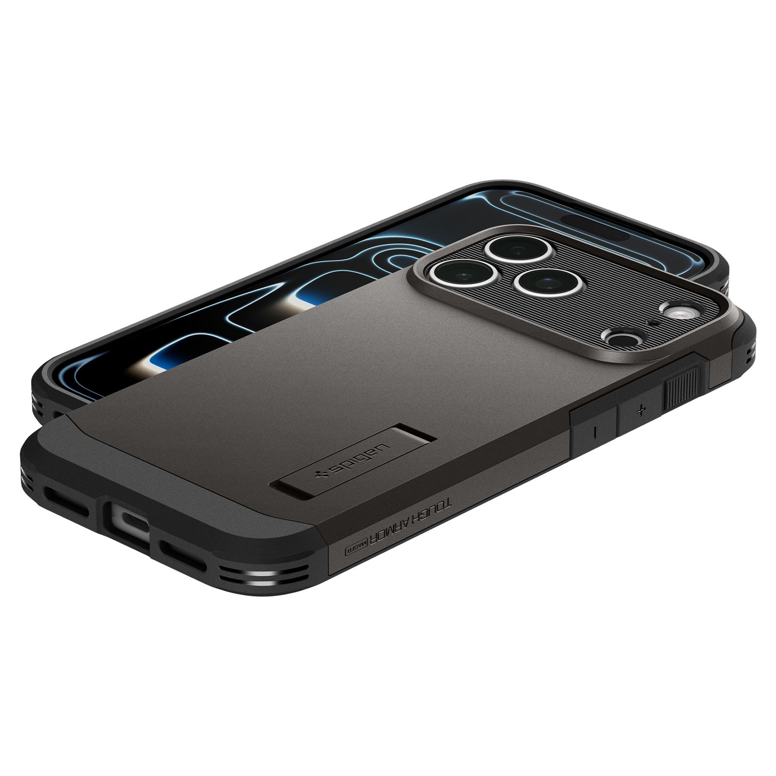 Spigen Tough Armor T MagSafe, gunmetal - iPhone 18 Pro/17 Pro (12)