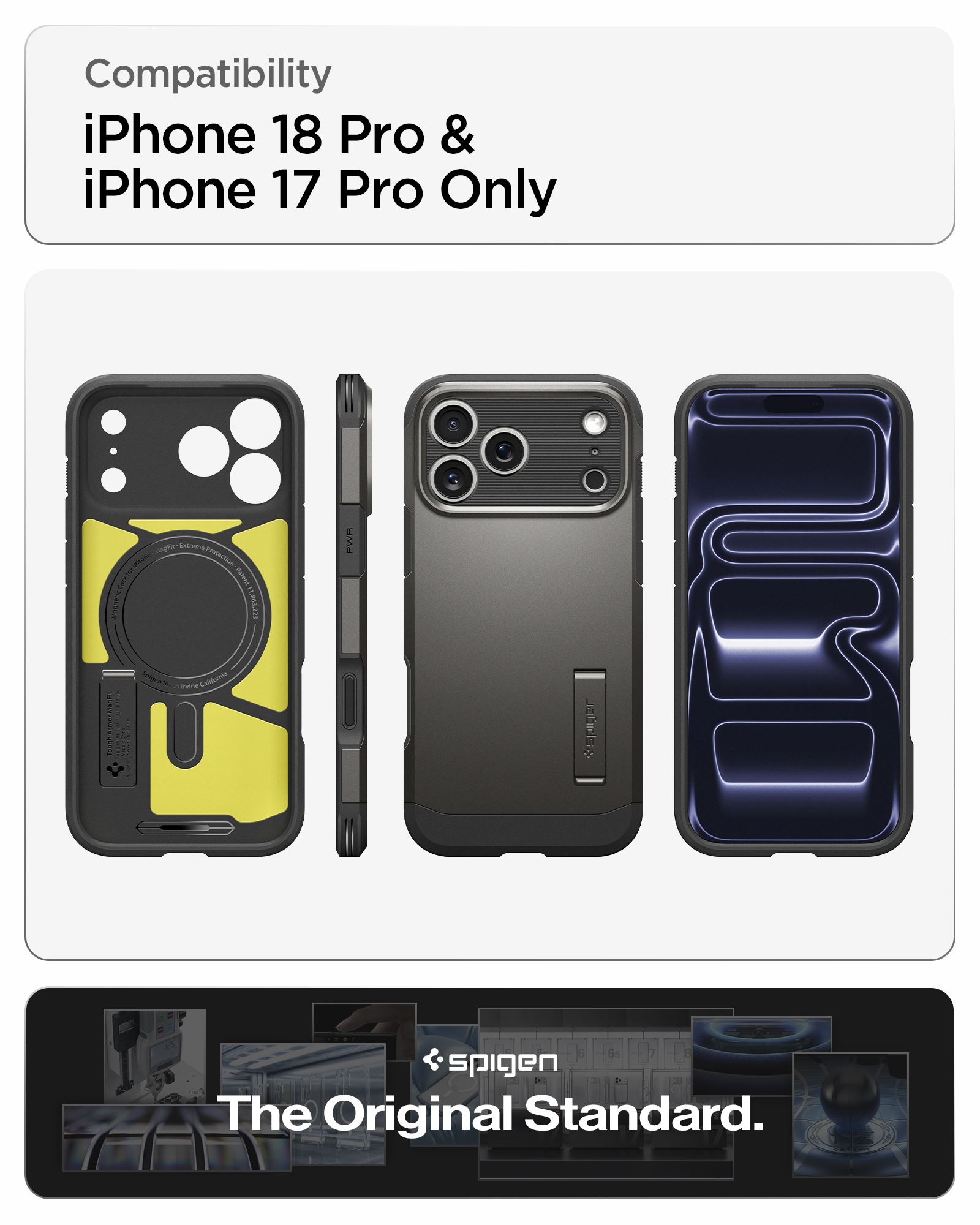 Spigen Tough Armor T MagSafe, gunmetal - iPhone 18 Pro/17 Pro (39)
