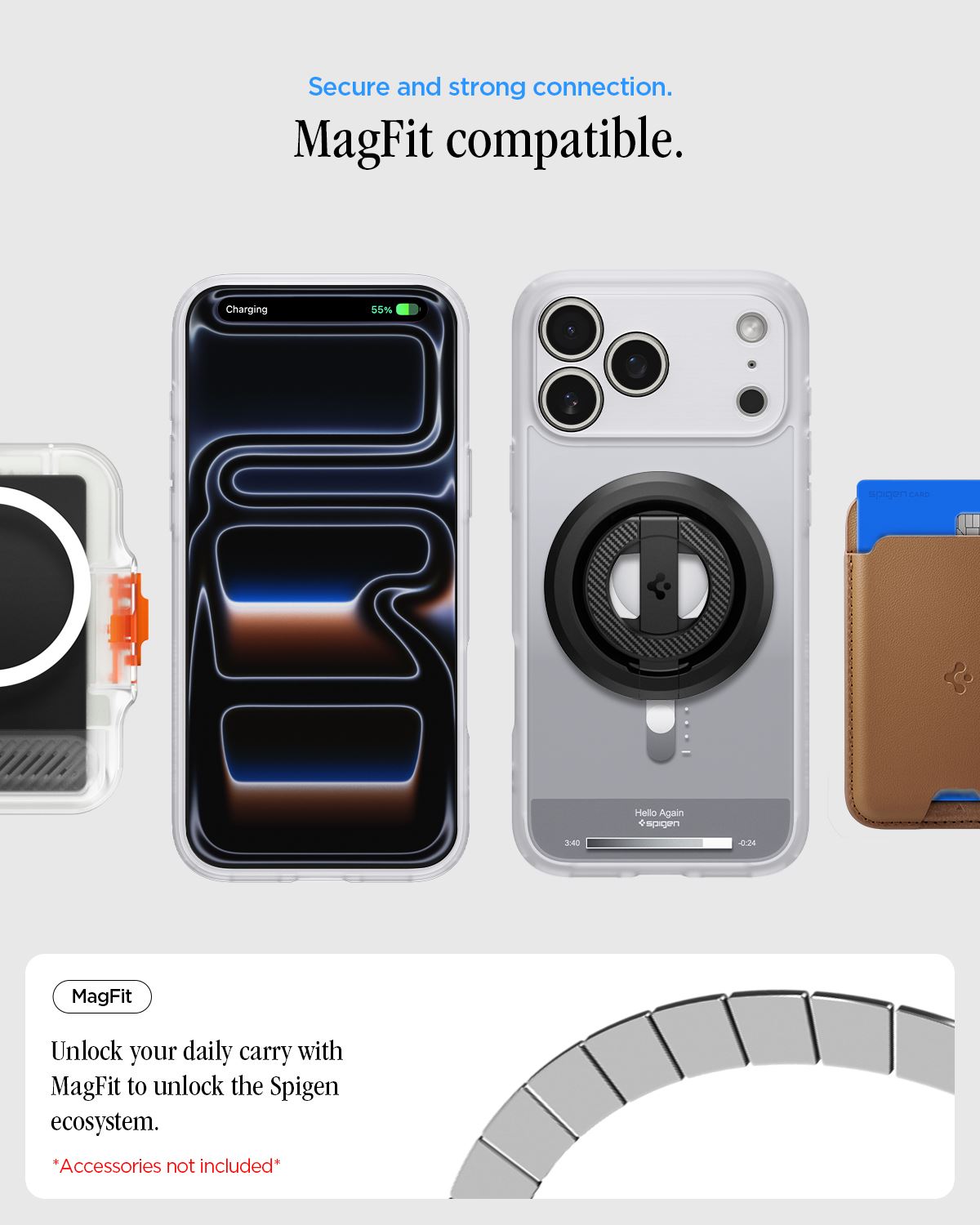 Spigen Ultra Hybrid MagSafe, classic silver - iPhone 18 Pro/17 Pro (14)