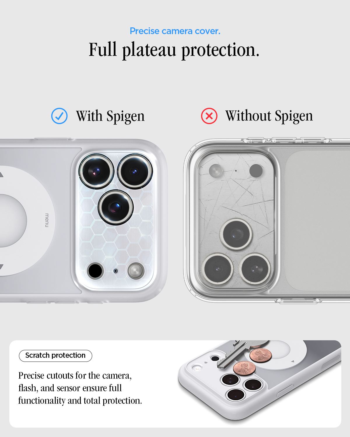 Spigen Ultra Hybrid MagSafe, classic silver - iPhone 18 Pro/17 Pro (15)
