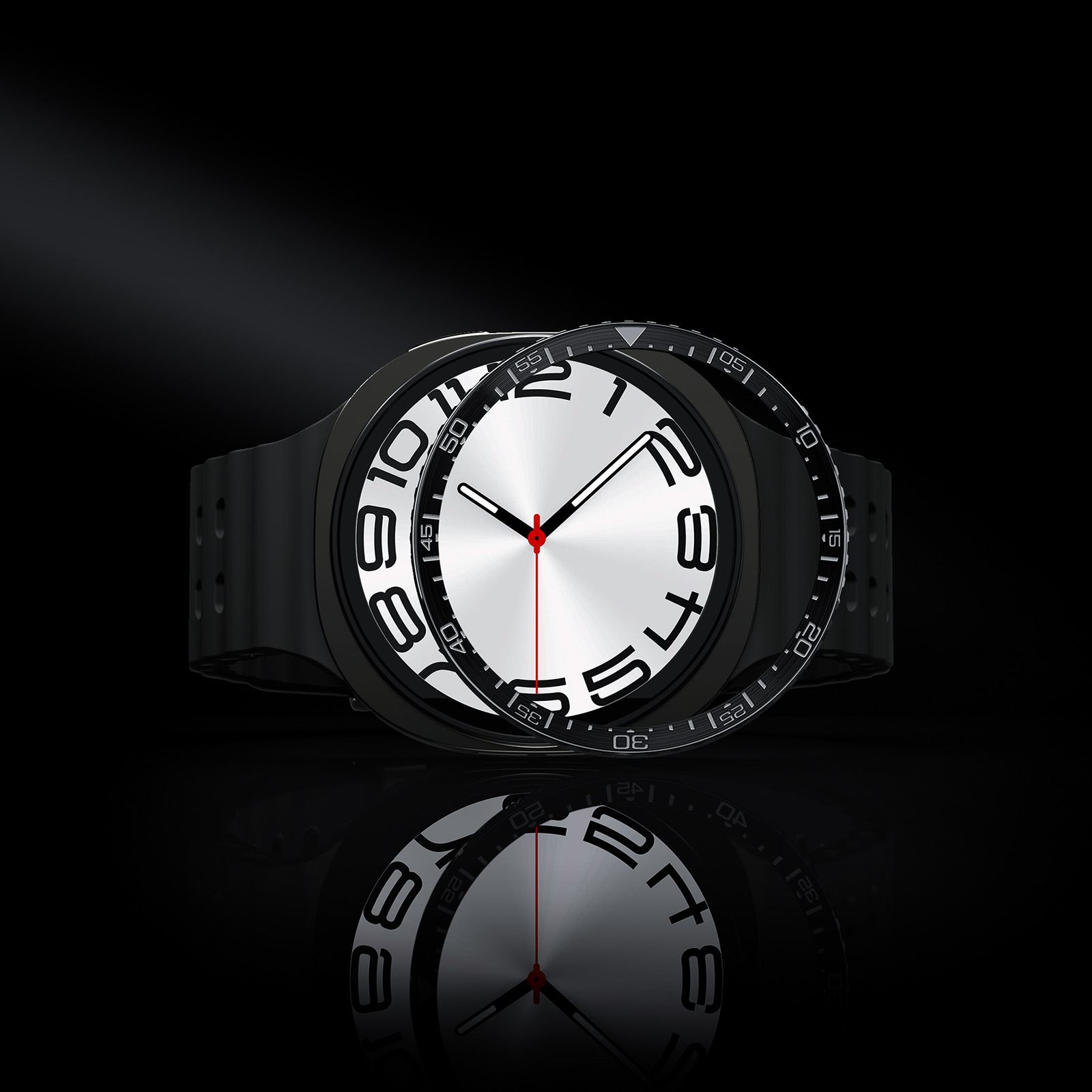 Spigen Bezel Tune (Diver), black - Samsung Galaxy Watch 8 (44mm) (8)