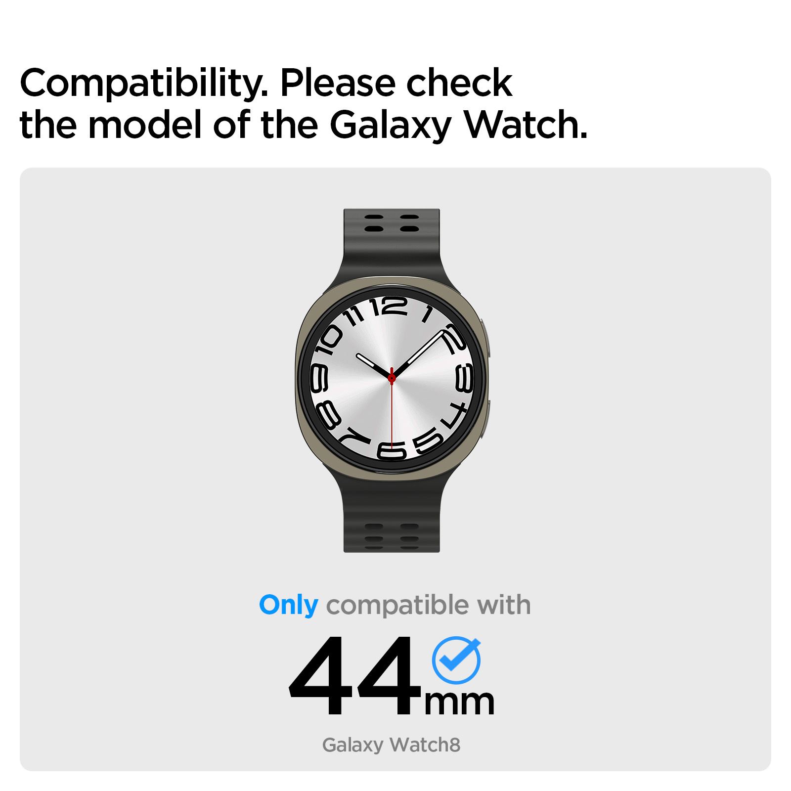 Spigen Bezel Tune (Diver), black - Samsung Galaxy Watch 8 (44mm) (9)