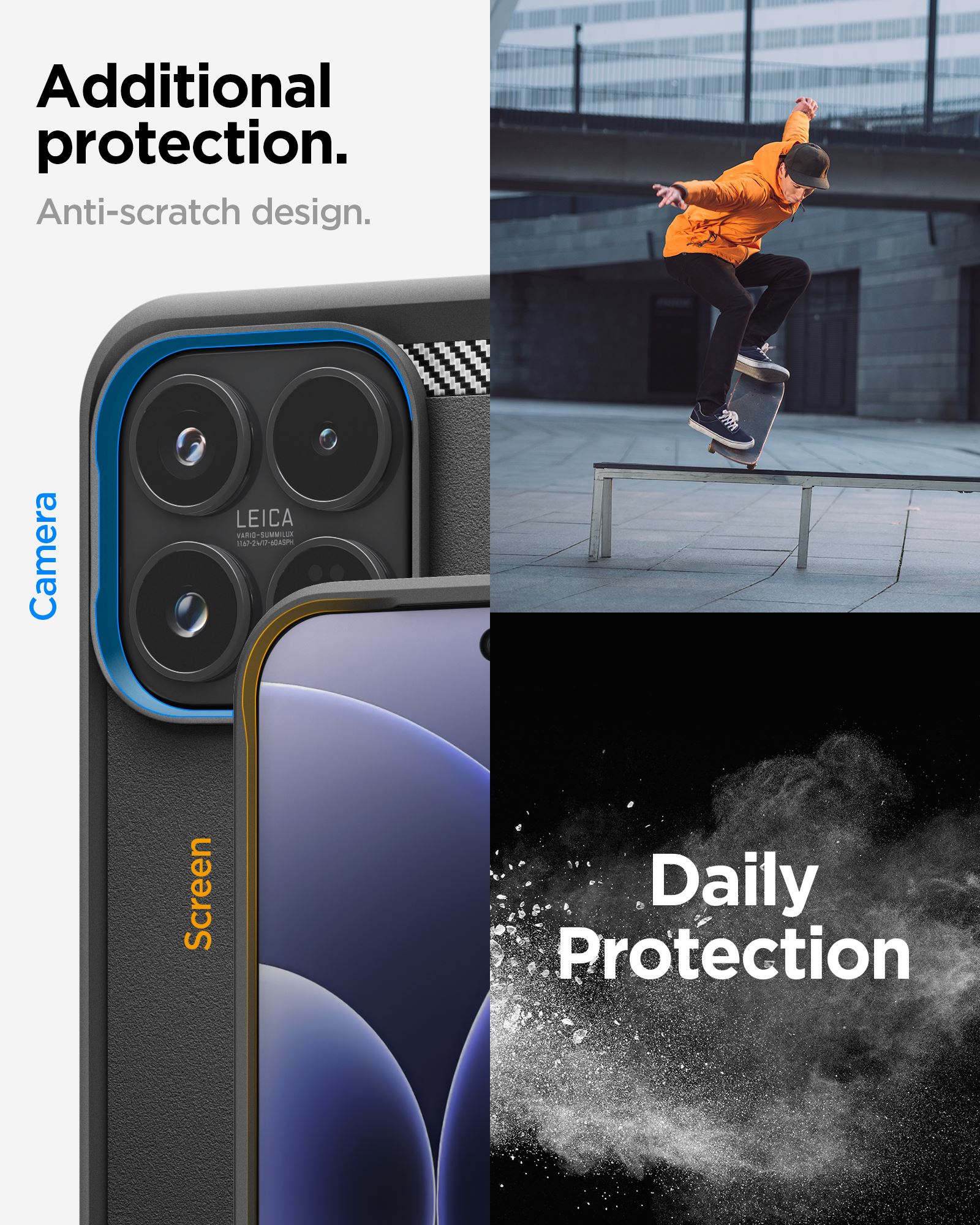 Spigen Rugged Armor, matte black - Xiaomi 17 (15)