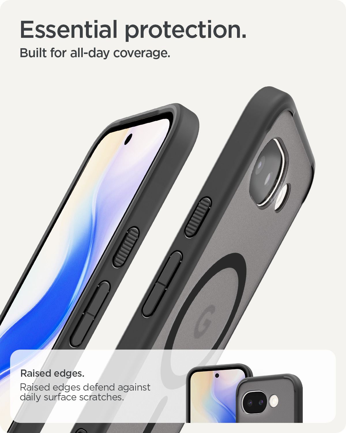 Spigen Ultra Hybrid MagSafe, frost black - Google Pixel 10a (10)