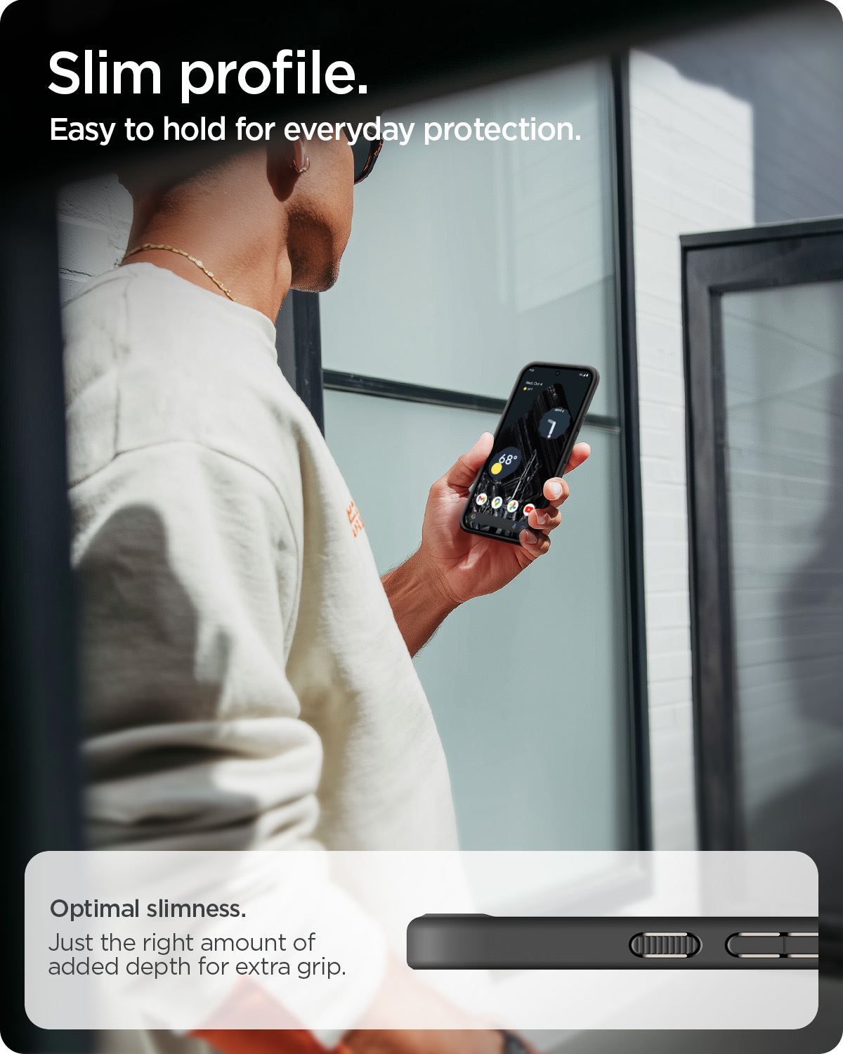 Spigen Ultra Hybrid MagSafe, frost black - Google Pixel 10a (11)