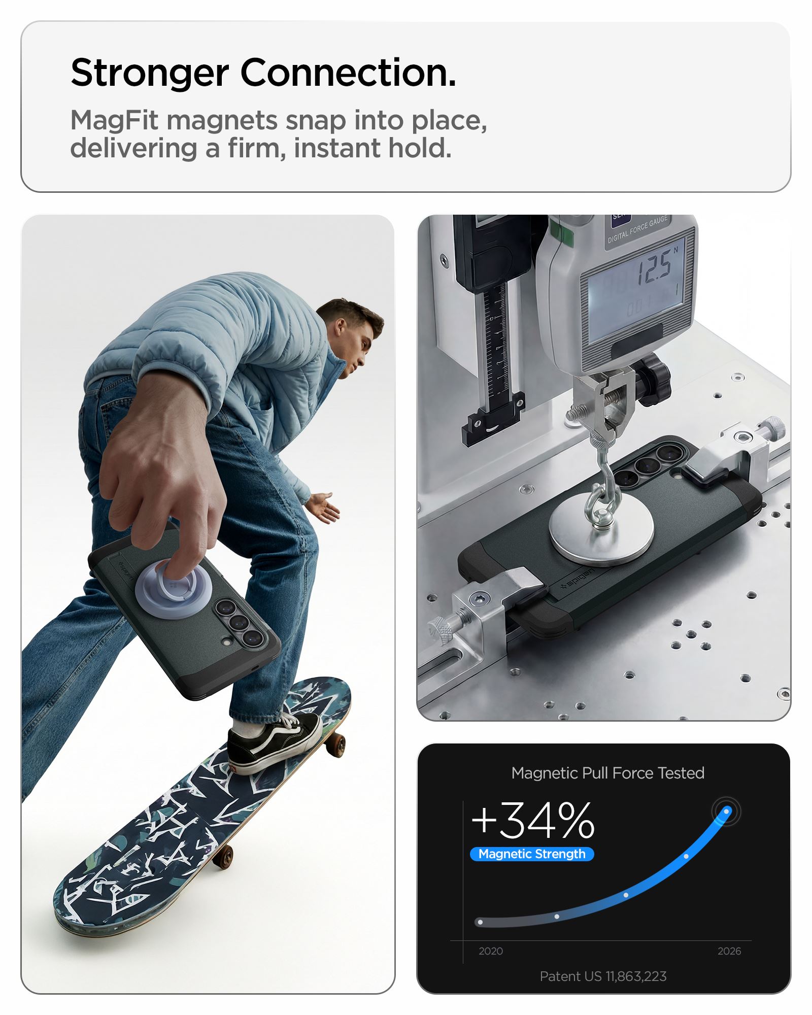 Spigen Tough Armor MagSafe, abyss green - Samsung Galaxy S26+ (11)