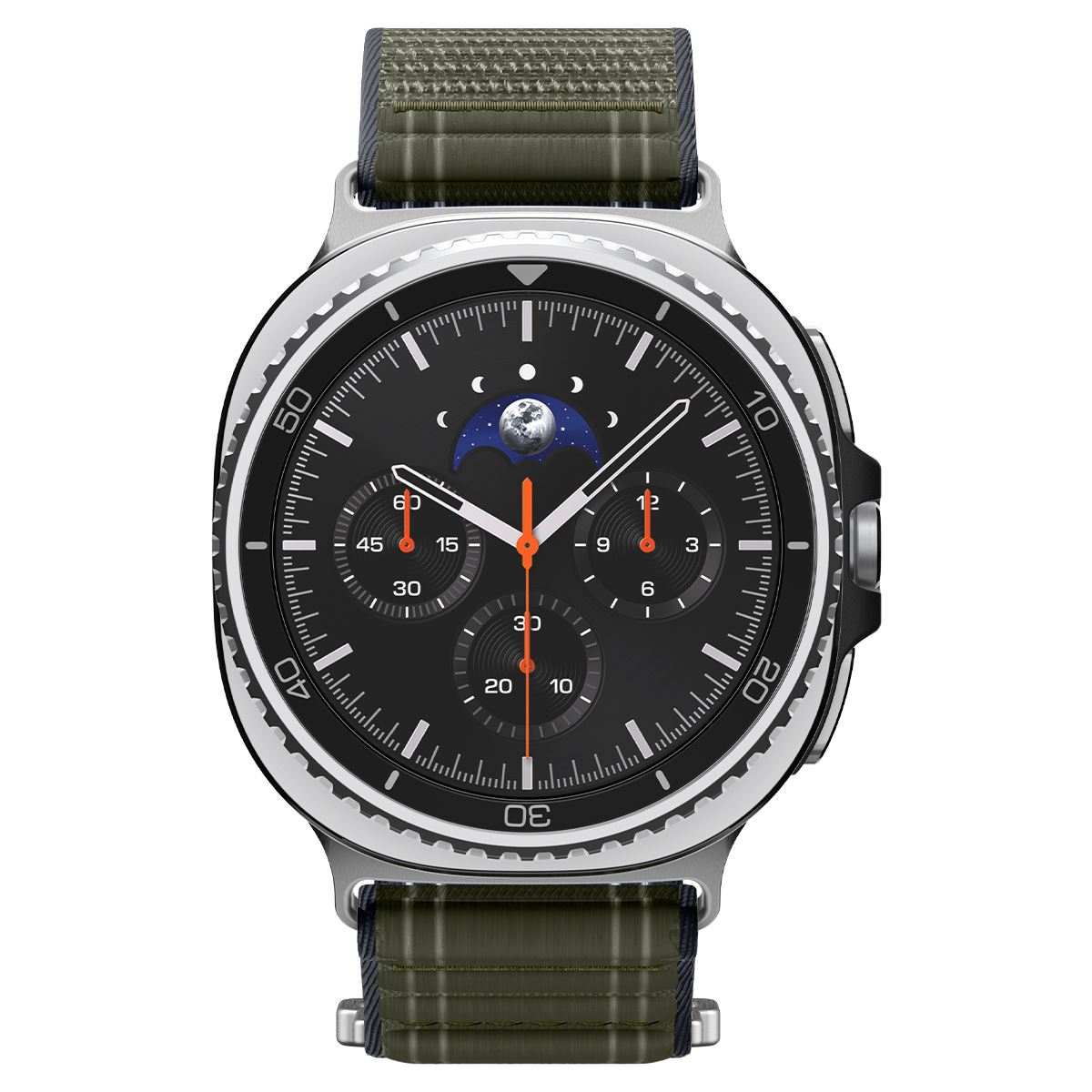 Spigen Fabric Band (hook-and-loop), green - Samsung Galaxy Watch 8 46mm/44mm/40mm (2)