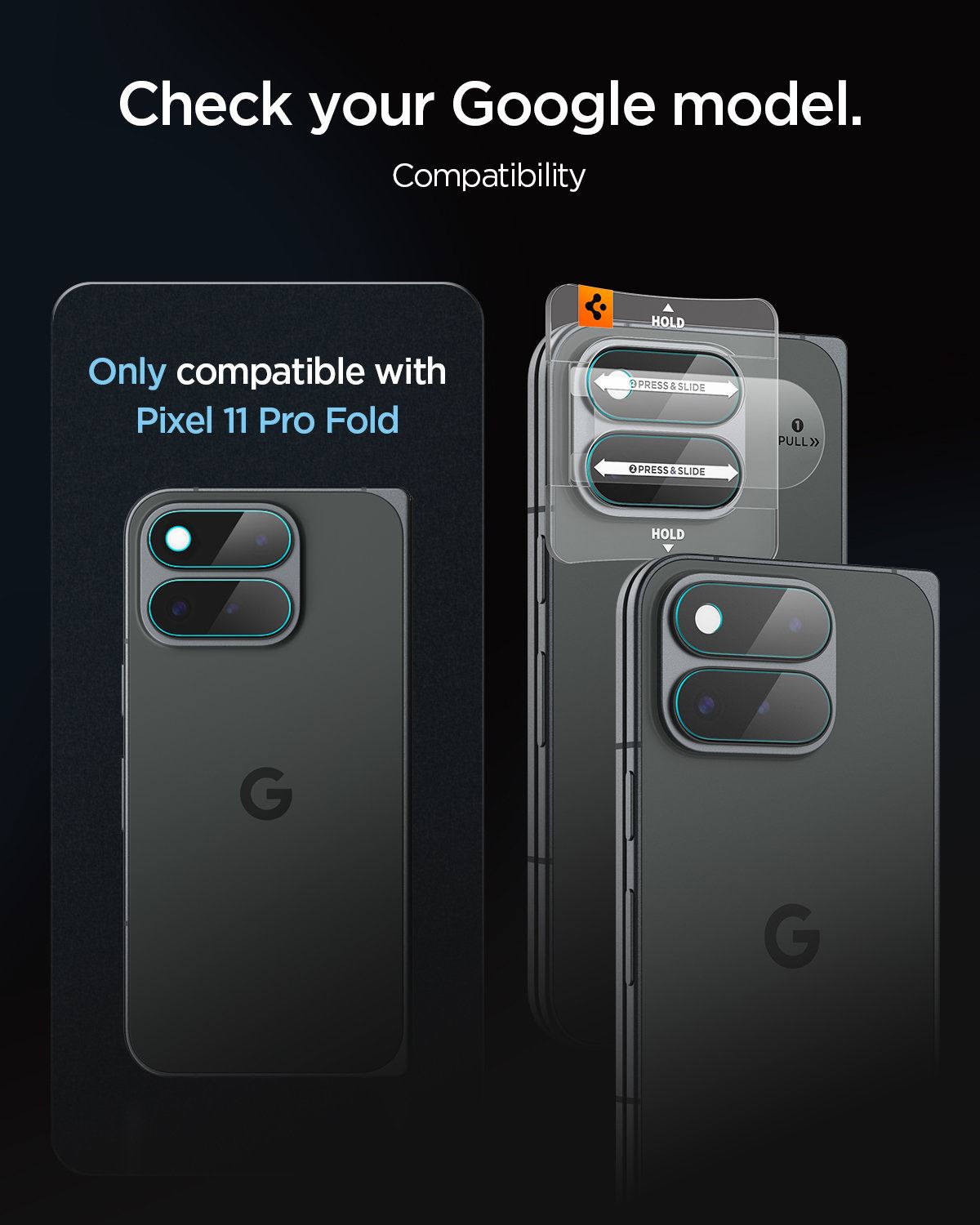 Spigen Glass tR EZ Fit Optik Pro 2 Pack, crystal clear - Google Pixel 11 Pro Fold (11)