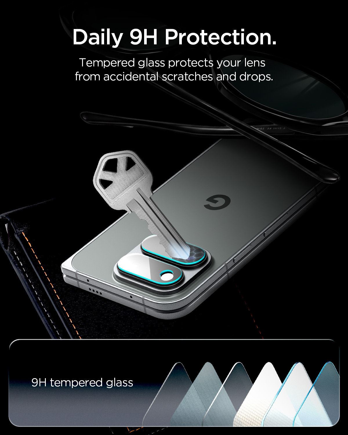 Spigen Glass tR EZ Fit Optik Pro 2 Pack, crystal clear - Google Pixel 11 Pro Fold (12)