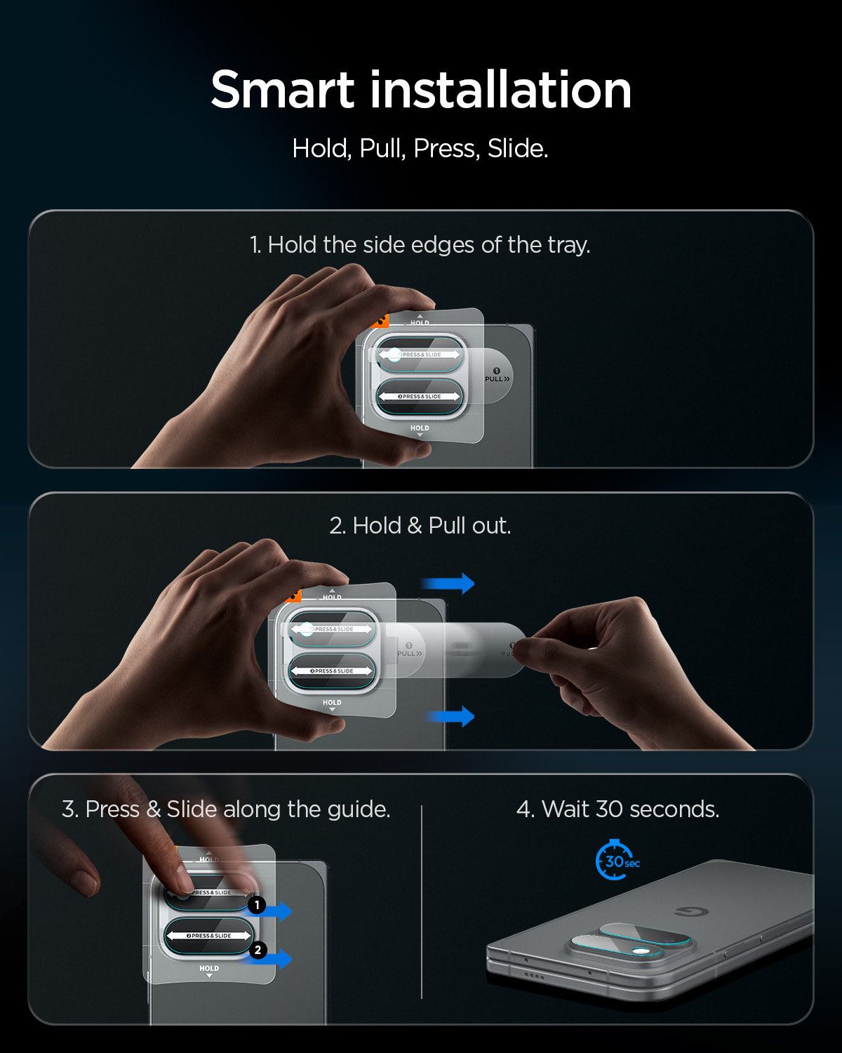 Spigen Glass tR EZ Fit Optik Pro 2 Pack, crystal clear - Google Pixel 11 Pro Fold (14)