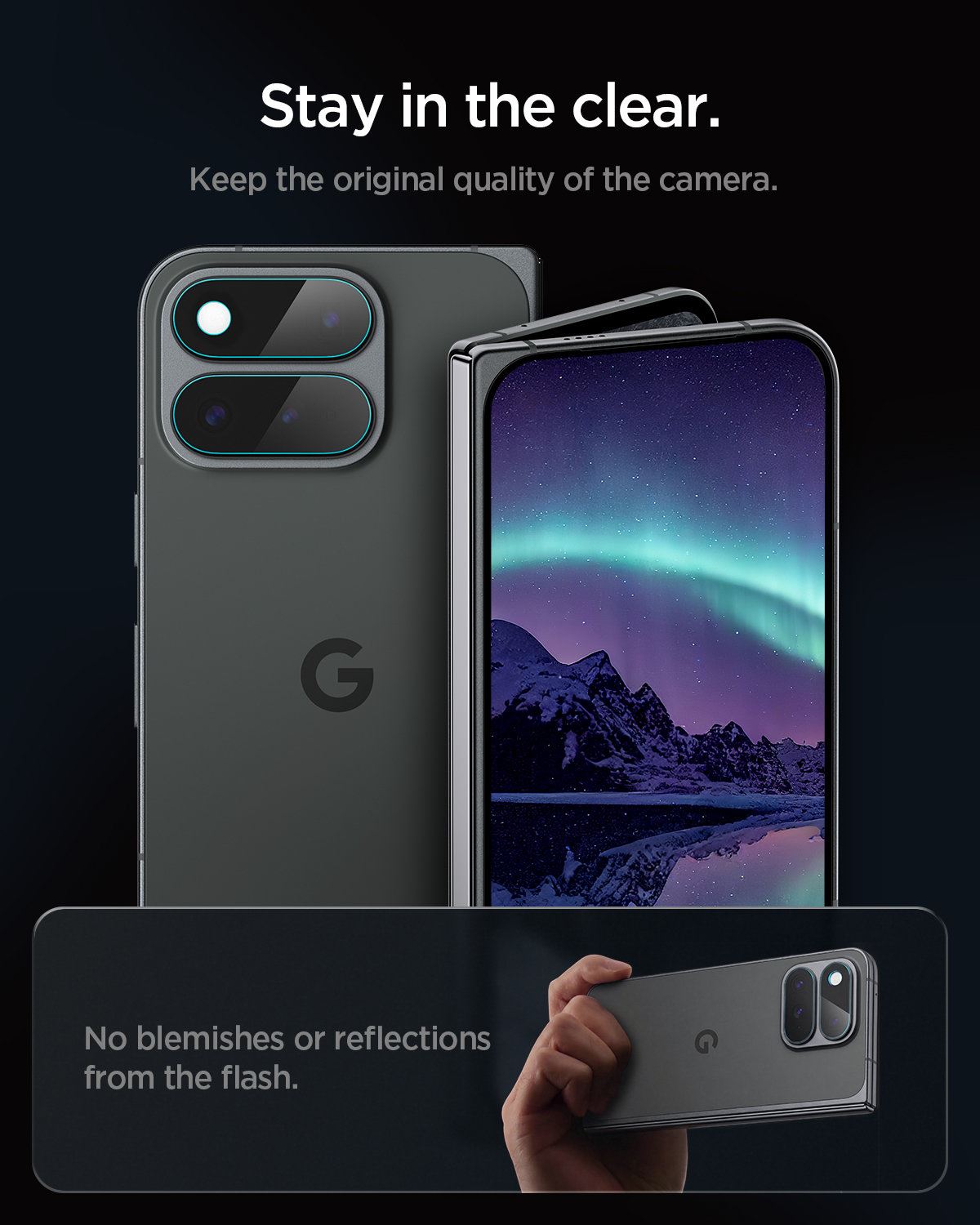 Spigen Glass tR EZ Fit Optik Pro 2 Pack, crystal clear - Google Pixel 11 Pro Fold (15)