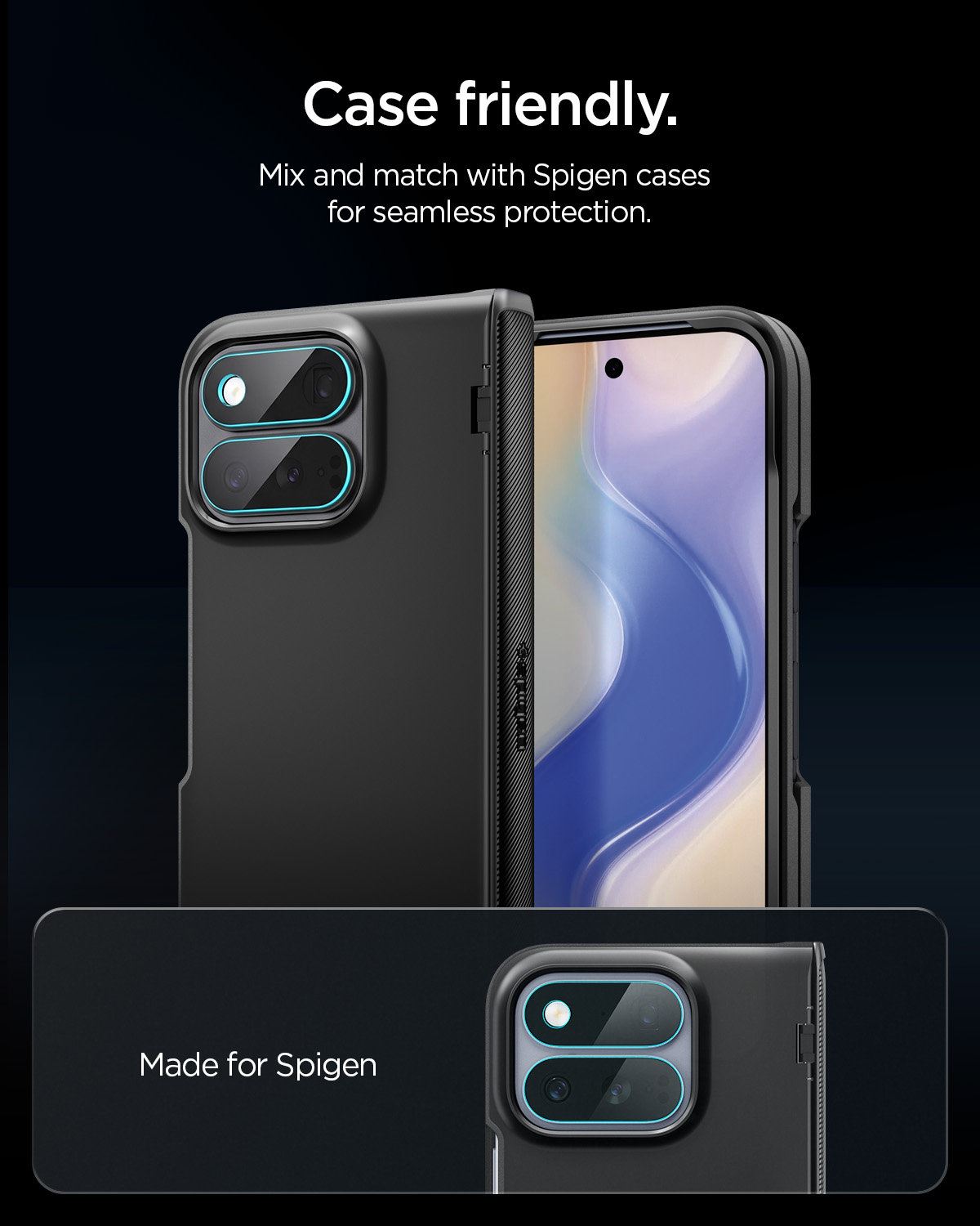 Spigen Glass tR EZ Fit Optik Pro 2 Pack, crystal clear - Google Pixel 11 Pro Fold (16)