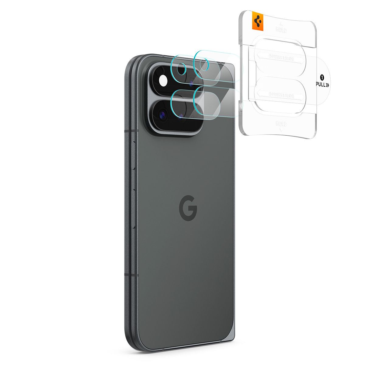 Spigen Glass tR EZ Fit Optik Pro 2 Pack, crystal clear - Google Pixel 11 Pro Fold (2)