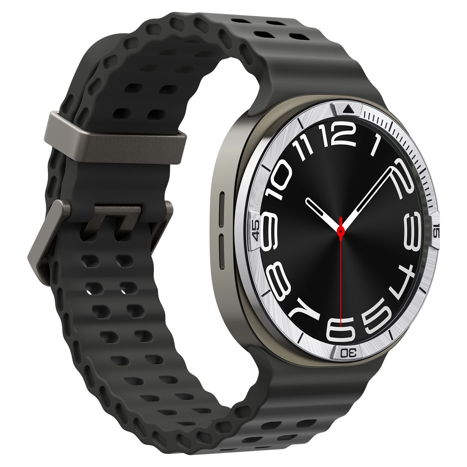 Spigen Bezel Tune (Pilot), silver - Samsung Galaxy Watch 8 (44mm) (4)