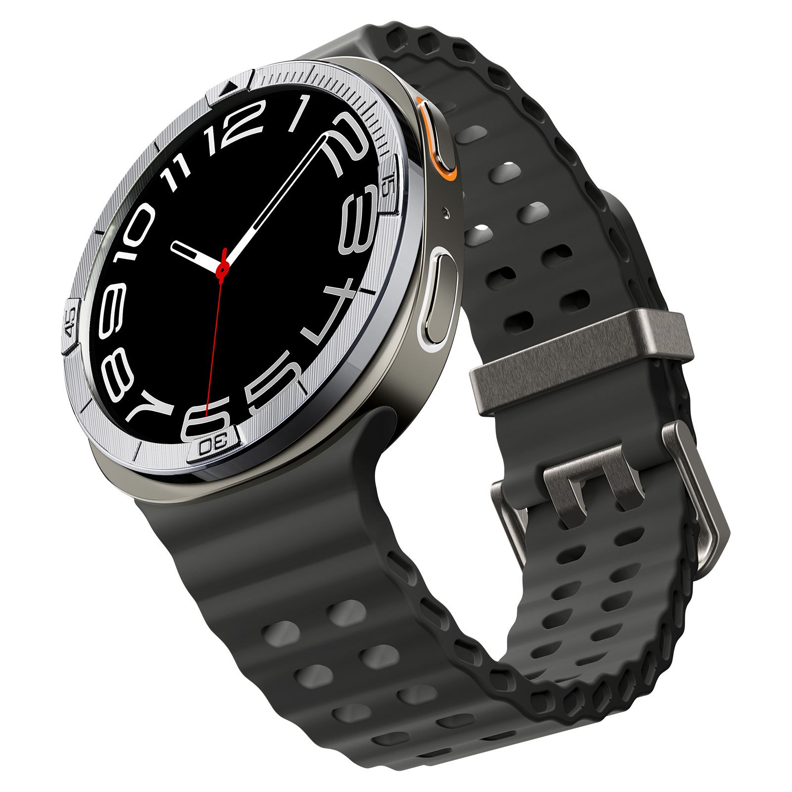 Spigen Bezel Tune (Pilot), silver - Samsung Galaxy Watch 8 (44mm) (5)