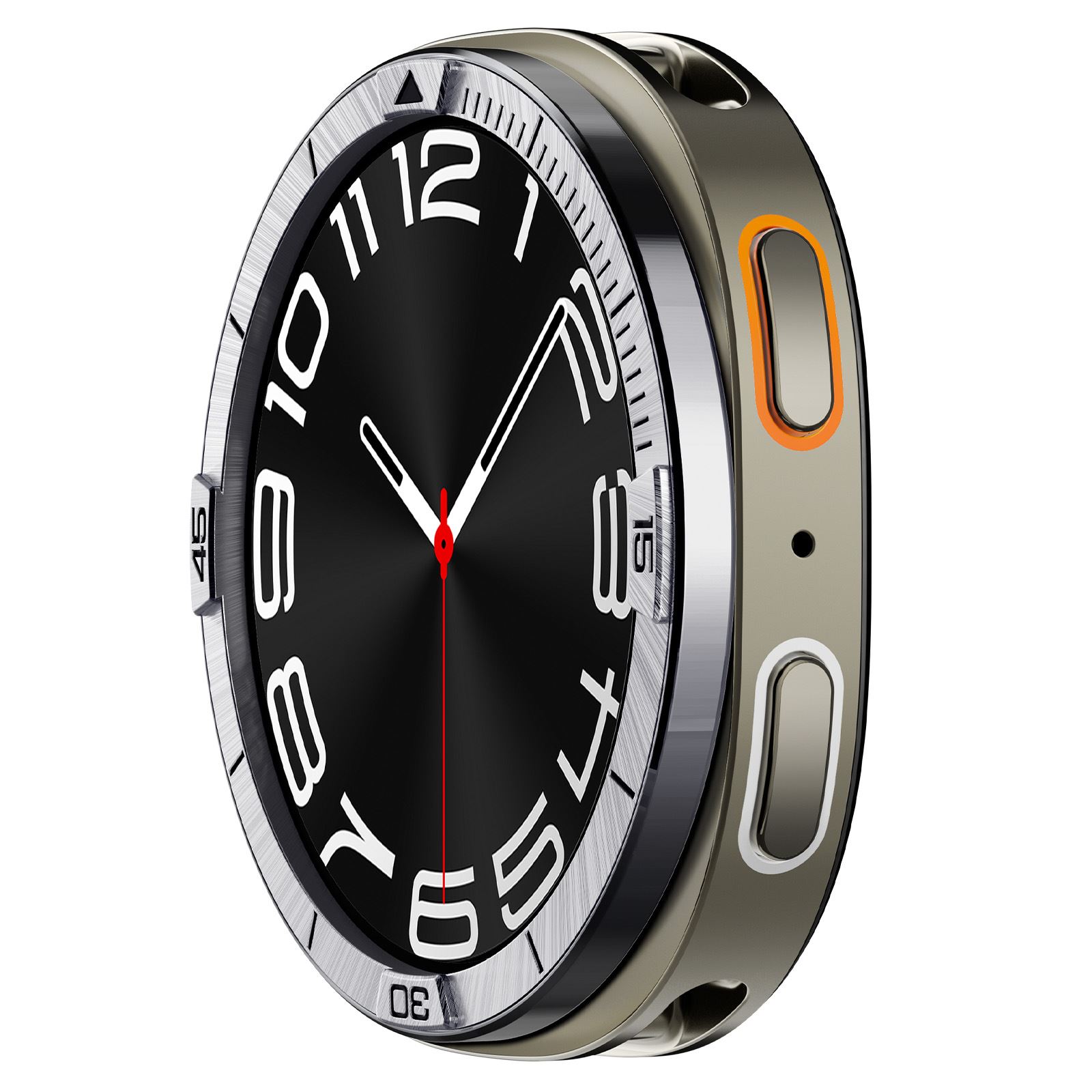 Spigen Bezel Tune (Pilot), silver - Samsung Galaxy Watch 8 (44mm) (6)
