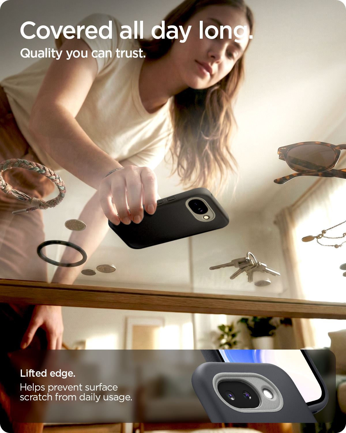 Spigen Nano Pop MagSafe, black sesame - Google Pixel 10a (11)