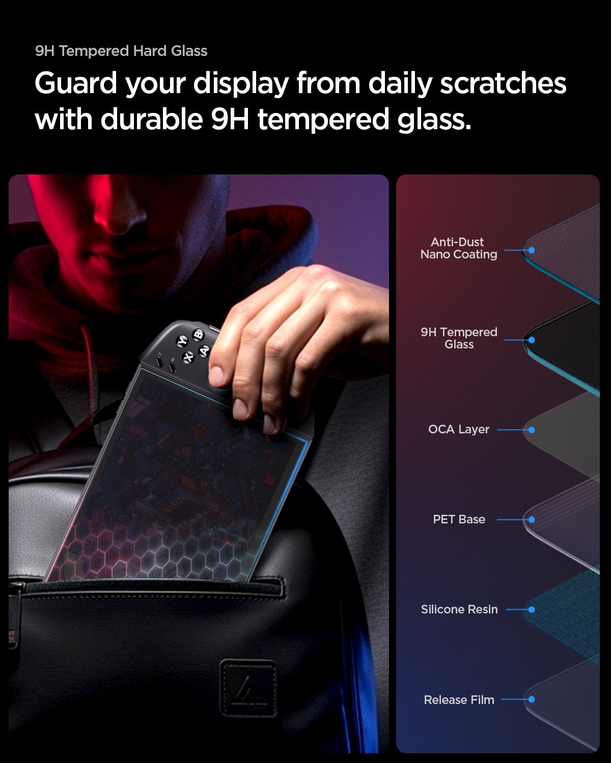 Spigen Glass tR Slim 2 Pack - Lenovo Legion Go 2 (8)