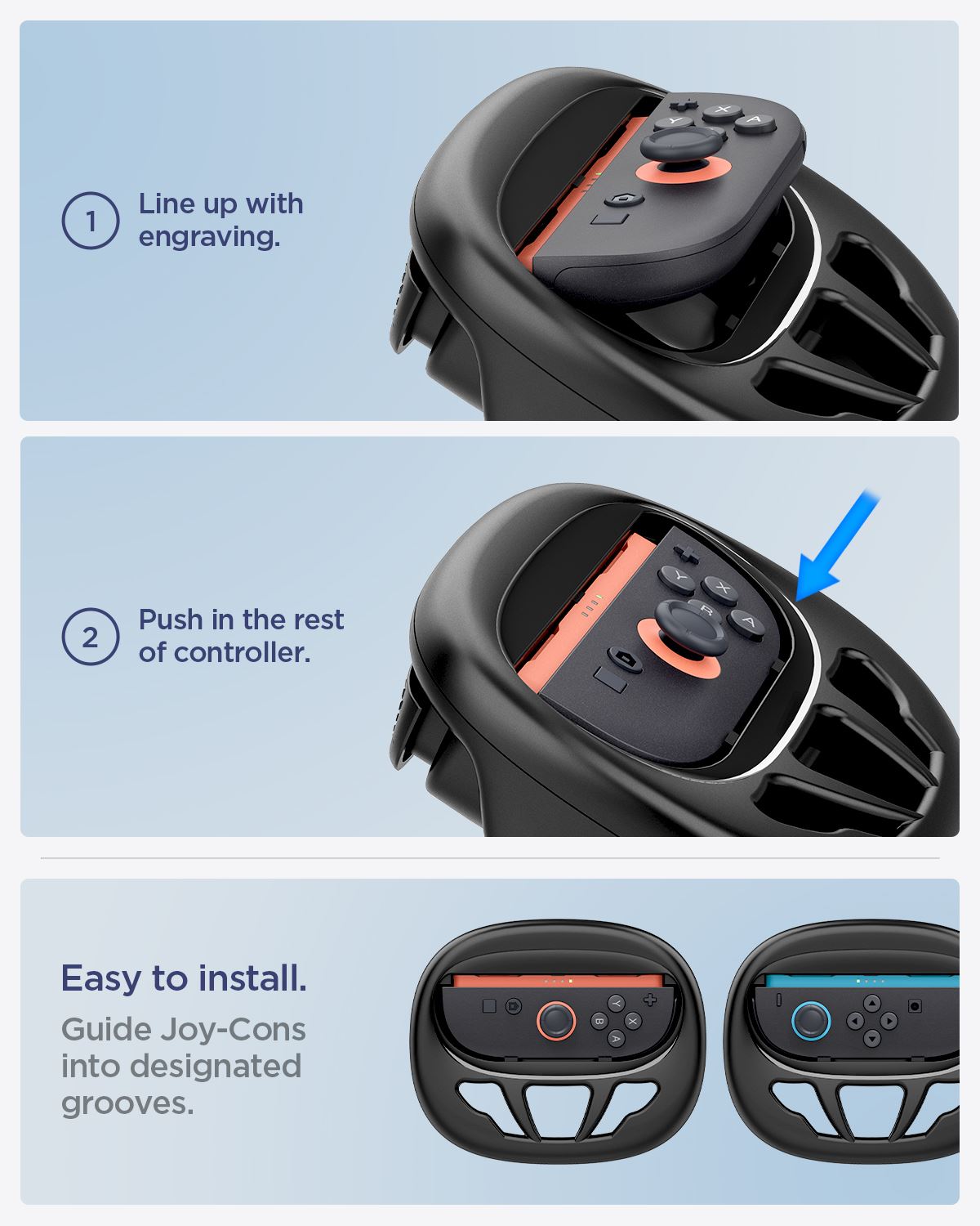 Spigen Joy-Con Handle NS101, black - Nintendo Switch 2 (19)