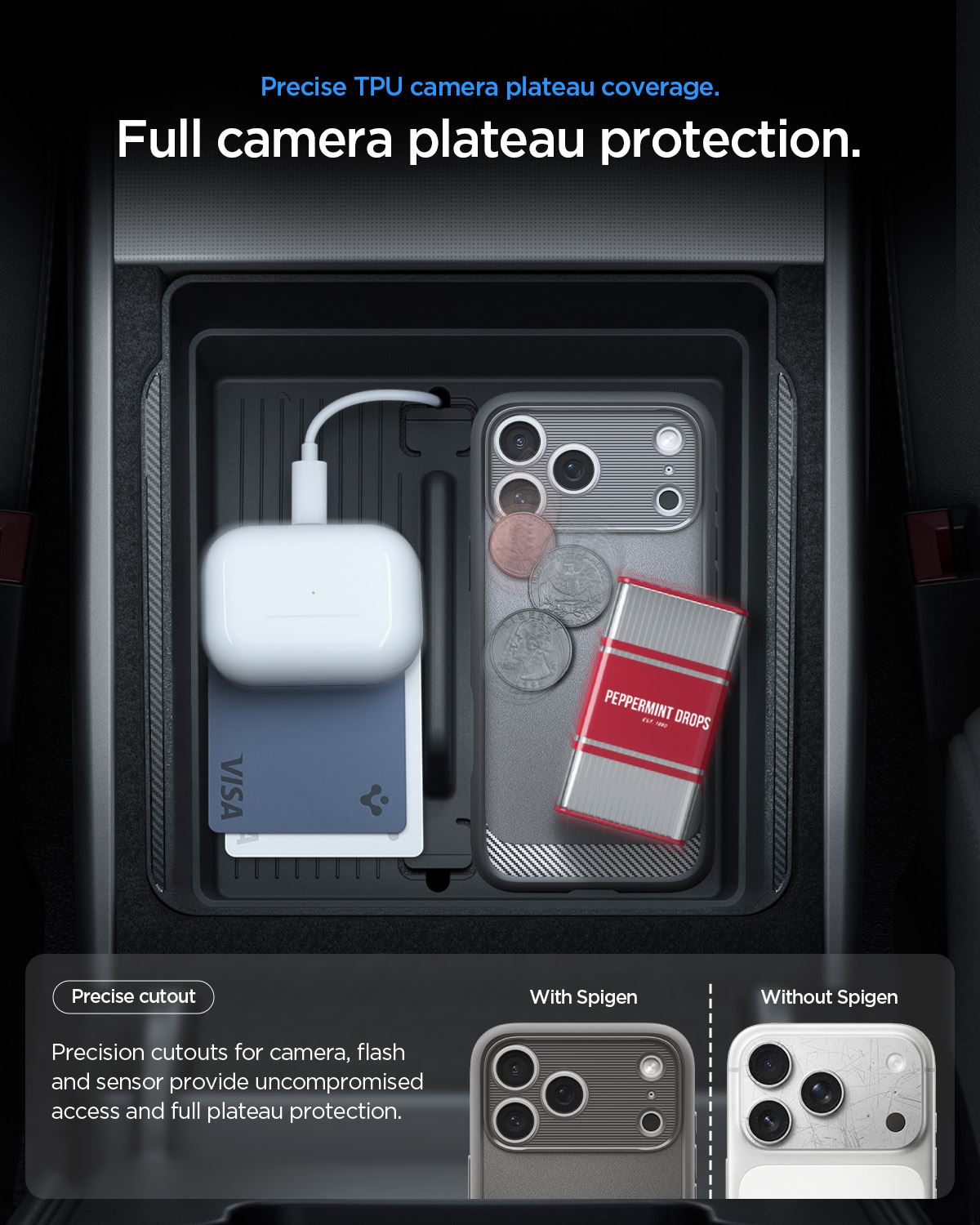 Spigen Rugged Armor MagSafe, gray - iPhone 18 Pro/17 Pro (12)