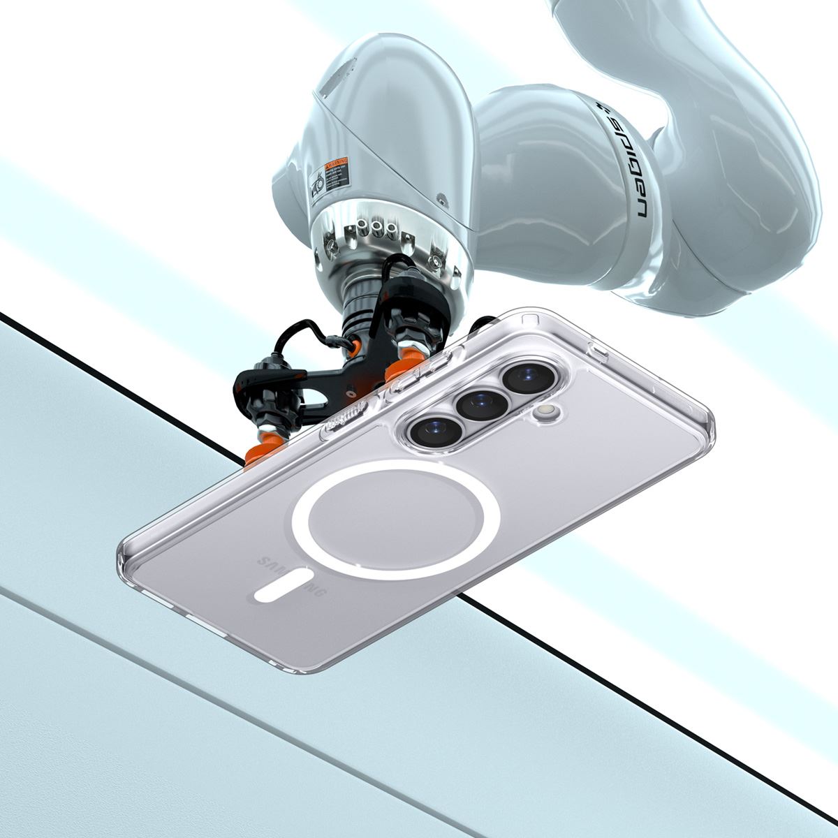 Spigen Ultra Hybrid MagSafe, clear white - Samsung Galaxy S26+ (8)