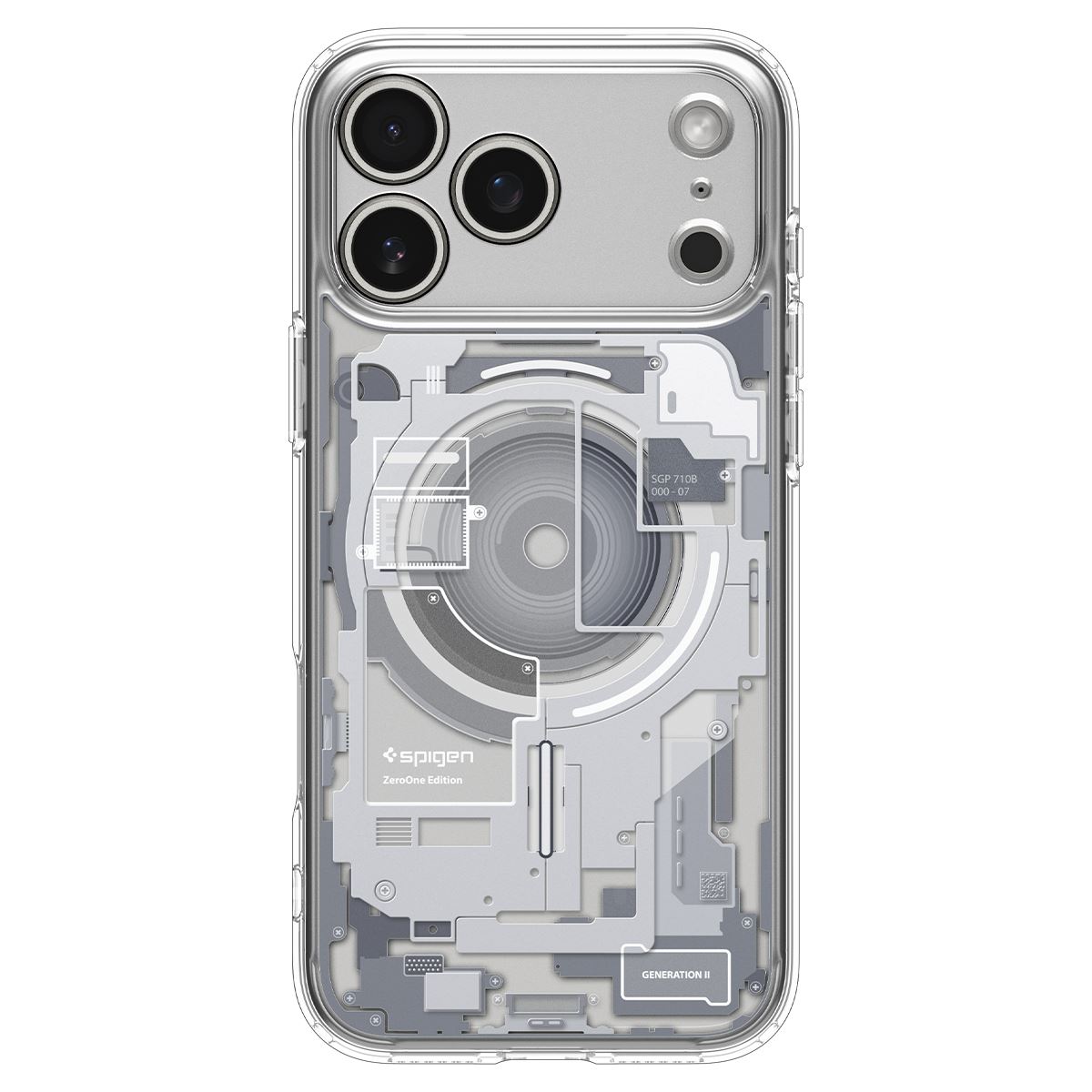 Spigen Ultra Hybrid MagSafe, zero one white - iPhone 18 Pro Max/17 Pro Max (4)