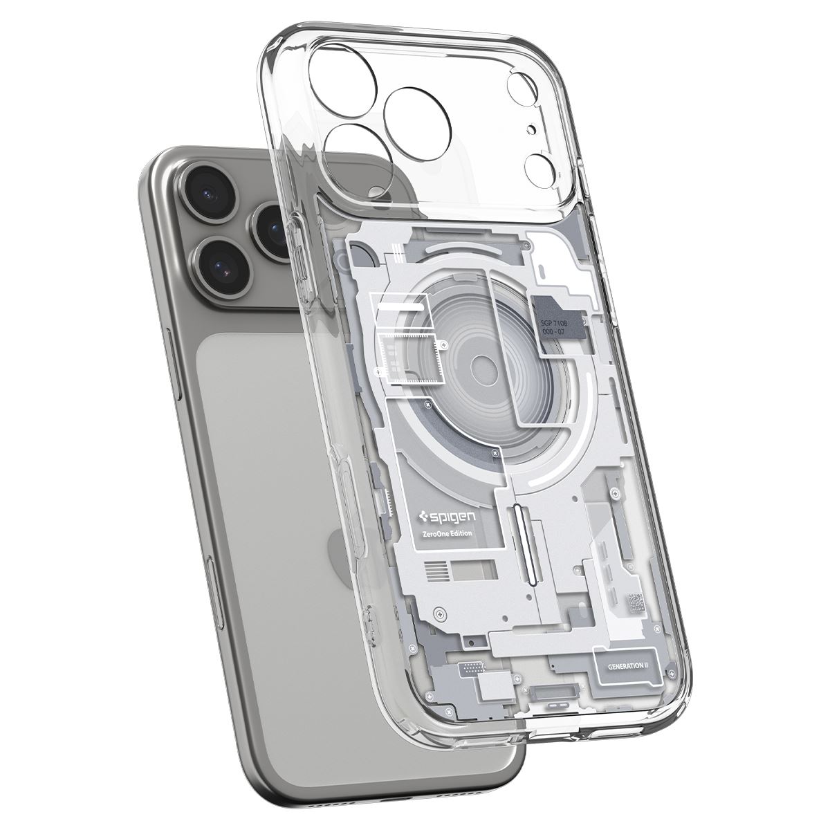 Spigen Ultra Hybrid MagSafe, zero one white - iPhone 18 Pro Max/17 Pro Max (7)